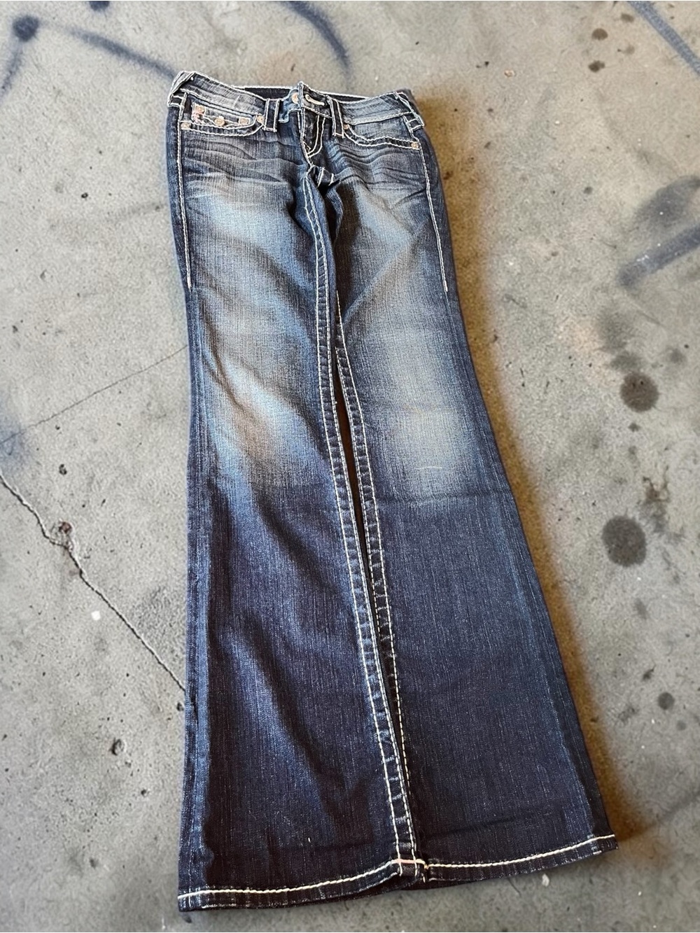 True Religion Women's Dark Blue Boot Cut Jeans - Picture 4 of 15